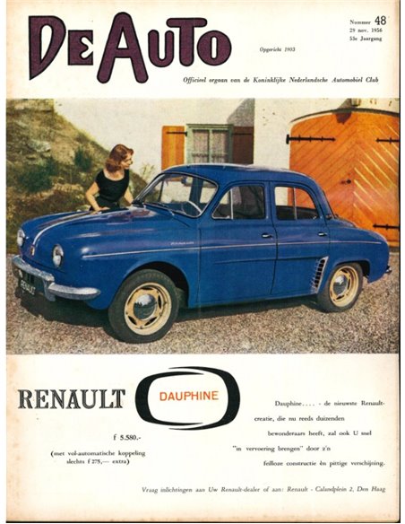 1956 DE AUTO MAGAZIN 48 NIEDERLÄNDISCH