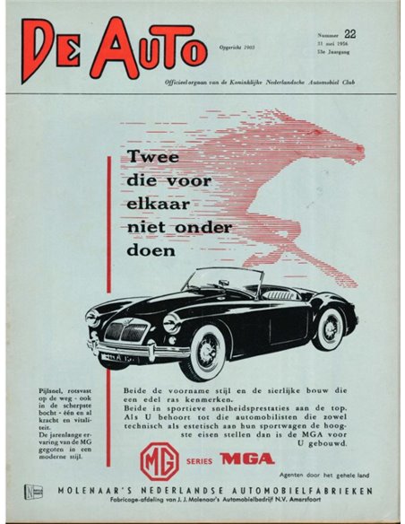 1956 DE AUTO MAGAZIN 22 NIEDERLÄNDISCH