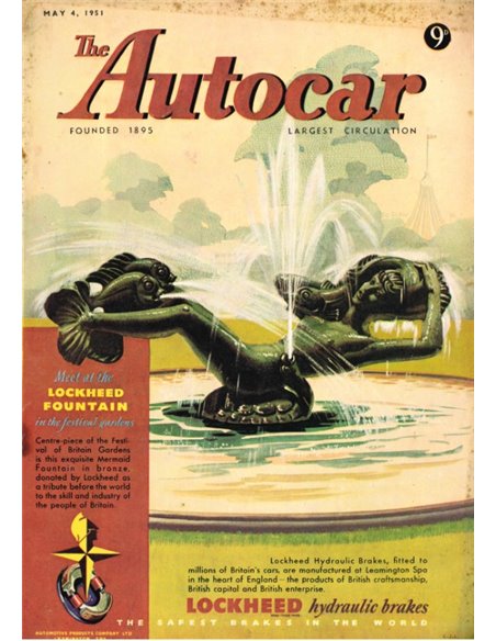 1951 THE AUTOCAR TIJDSCHRIFT 05 ENGELS