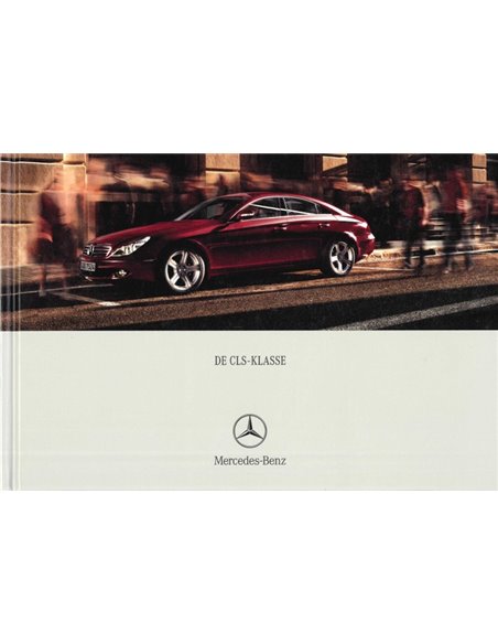 2005 MERCEDES BENZ CLS HARDCOVER BROCHURE NEDERLANDS