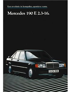 1984 MERCEDES BENZ 190E 2.3-16 PROSPEKT NIEDERLANDISCH