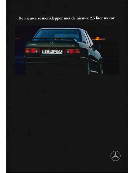 1991 MERCEDES BENZ 190E 2.5-16 PROSPEKT NIEDERLÄNDISCH