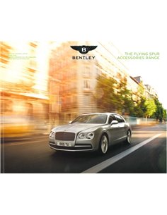 2016 BENTLEY FLYING SPUR ZUBEHÖR PROSPEKT ENGLISCH