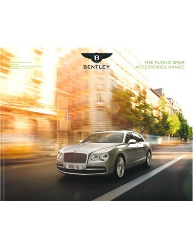 2016 BENTLEY CONTINENTAL FLYING SPUR ACESSORIES BROCHURE ENGELS