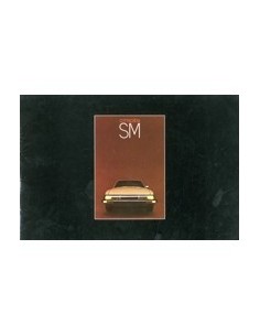 1972 CITROEN SM BROCHURE NEDERLANDS