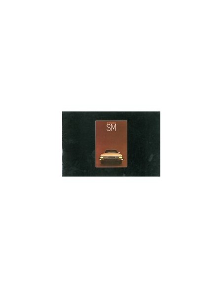 1972 CITROEN SM BROCHURE NEDERLANDS