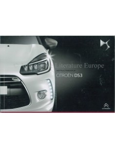 2014 CITROEN DS3 OWNER'S MANUAL DUTCH