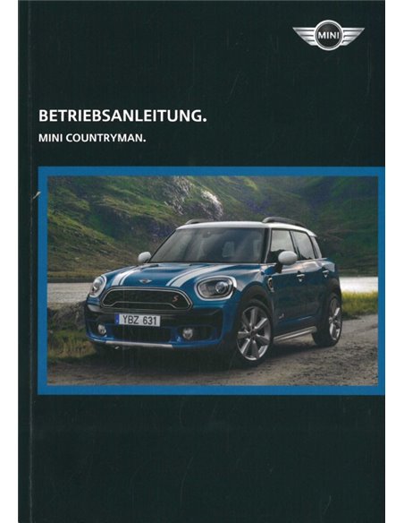 2017 MINI COUNTRYMAN INSTRUCTIEBOEKJE DUITS