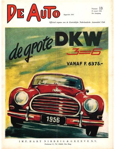 1956 DE AUTO MAGAZINE 13 DUTCH