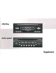 CITROËN  C3 C5 DS C4 PICASSO EMYWAY SATNAV & AUDIO HANDBOEK ENGELS