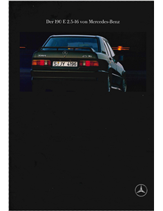 1991 MERCEDES BENZ 190E 2.5-16 PROSPEKT DEUTSCH