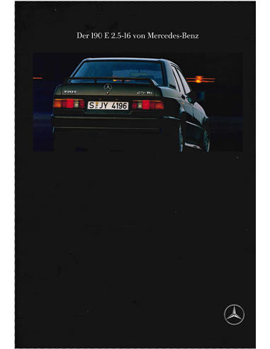 1991 MERCEDES BENZ 190E 2.5-16 PROSPEKT DEUTSCH