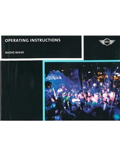 2001 MINI ONE COOPER S RADIO INSTRUCTIEBOEKJE ENGELS