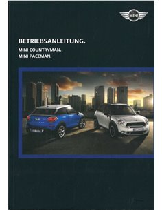 2014 MINI COUNTRYMAN & PACEMAN  BETRIEBSANLEITUNG DEUTSCH