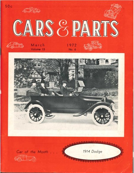1972 CARS & PARTS MAGAZIN MARCH ENGLISCH