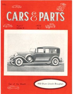 1972 CARS & PARTS MAGAZIN APRIL ENGLISCH