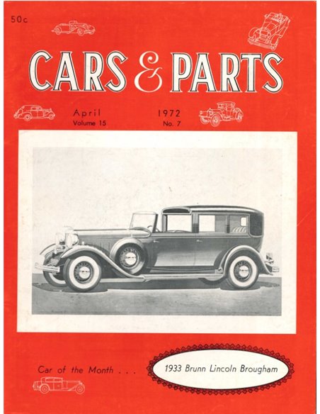 1972 CARS & PARTS MAGAZINE APRIL ENGLISH