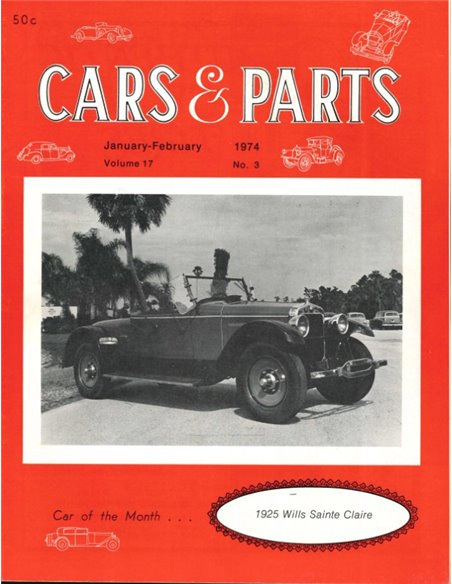 1974 CARS & PARTS  MAGAZINE JANUARI-FEBRUARI ENGELS