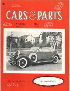 1974 CARS & PARTS MAGAZINE NOVEMBER ENGLISH