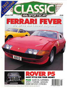 1995 CLASSIC AND SPORTSCAR MAGAZINE FEBRUARY ENGLISH