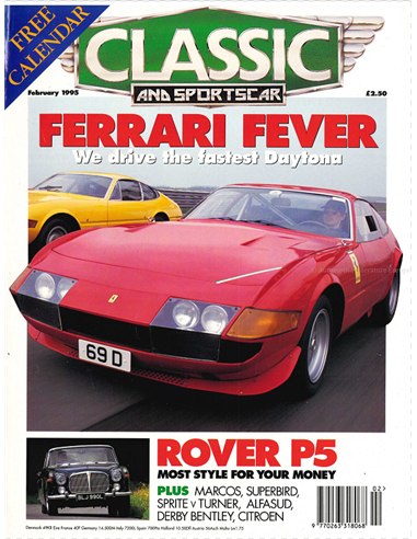 1995 CLASSIC AND SPORTSCAR MAGAZINE FEBRUARY ENGLISH