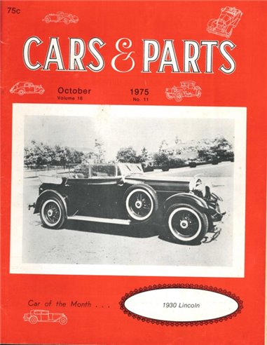 1975 CARS & PARTS MAGAZIN OCTOBER ENGLISCH