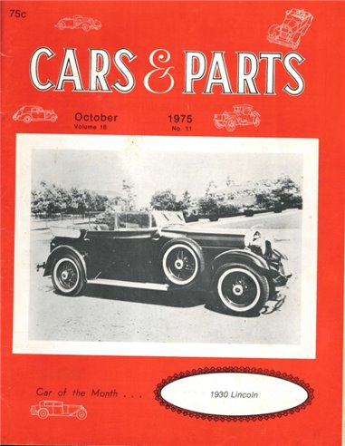 1975 CARS & PARTS MAGAZINE OCTOBER ENGLISH
