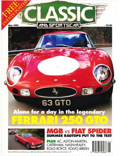 1995 CLASSIC AND SPORTSCAR MAGAZIN MAI ENGLISCH