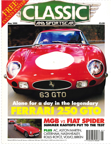1995 CLASSIC AND SPORTSCAR MAGAZINE MAY ENGLISH