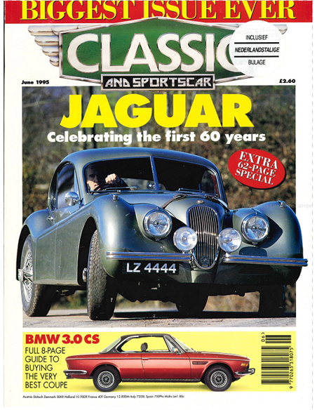 1995 CLASSIC AND SPORTSCAR MAGAZIN JUNI ENGLISCH