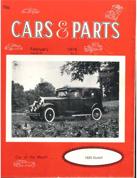 1976 CARS & PARTS MAGAZIN FEBRUARY ENGLISCH