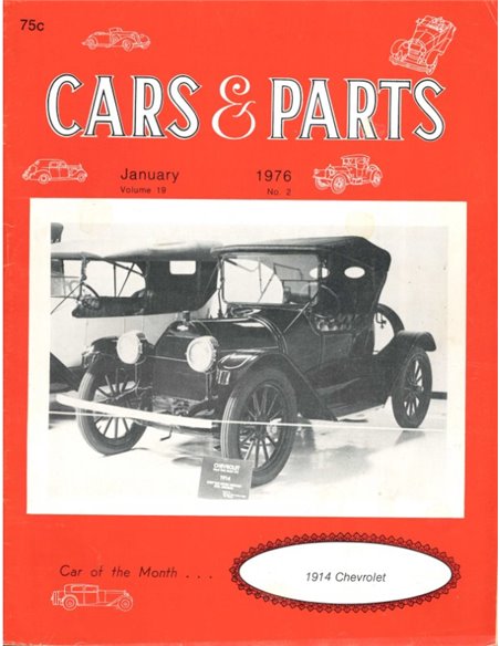 1976 CARS & PARTS MAGAZIN JANUARY ENGLISCH