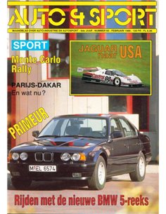 1988 AUTO & SPORT MAGAZIN FEBRUARI NIEDERLANDISCH