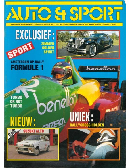 1988 AUTO & SPORT MAGAZINE FEBRUARY DUTCH