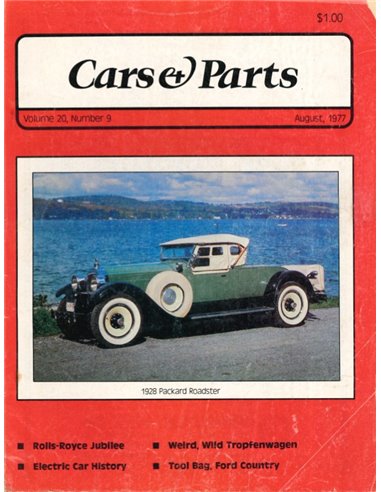 1977 CARS & PARTS MAGAZINE AUGUST ENGLISH