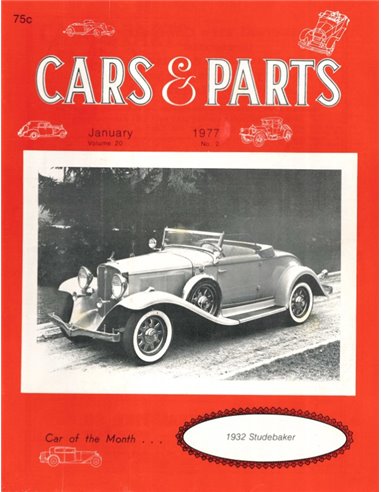 1977 CARS & PARTS MAGAZINE JANUARY ENGLISH