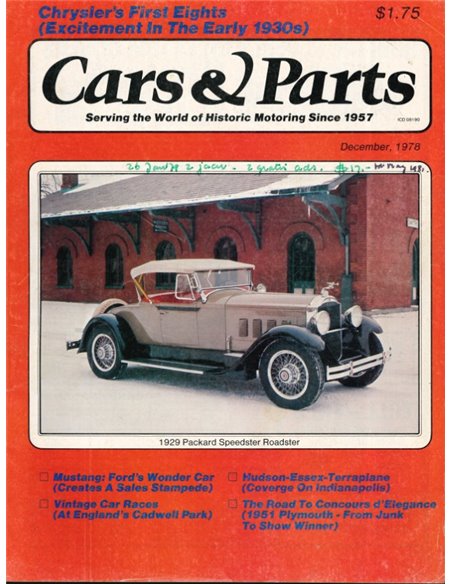 1976 CARS & PARTS MAGAZIN DECEMBER ENGLISCH