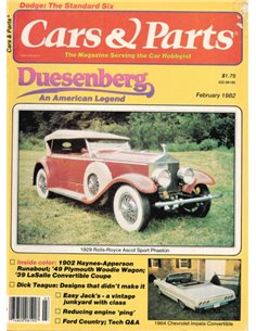 1982 CARS & PARTS MAGAZINE FEBRUARI ENGELS 