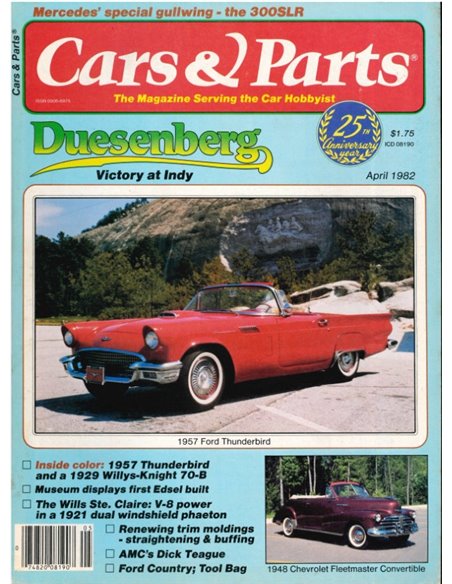 1982 CARS & PARTS MAGAZIN APRIL ENGLISCH