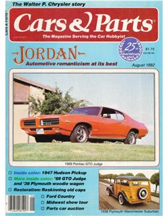 1982 CARS & PARTS MAGAZIN AUGUST  ENGLISCH