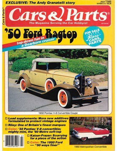 1986 CARS & PARTS MAGAZINE JULI ENGELS 