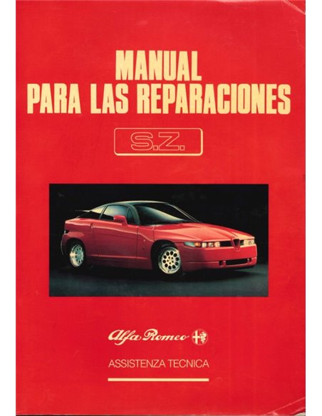1990 ALFA ROMEO SZ (ES30) REPAIR MANUAL SPANISH