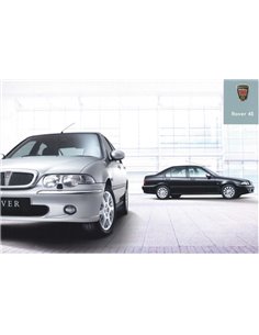 2002 ROVER 45 BROCHURE ENGLISH
