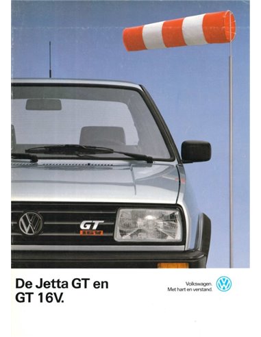 1988 VOLKSWAGEN JETTA GT 16V BROCHURE NEDERLANDS
