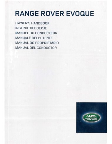 2014 RANGE ROVER EVOQUE OWNERS MANUAL FRENCH