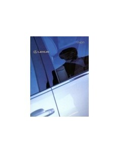 2000 LEXUS LS430 BROCHURE NEDERLANDS