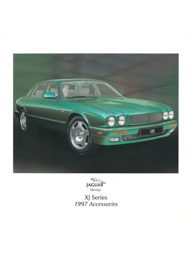 1997 JAGUAR XJ ACCESSOIRIES BROCHURE ENGLISH