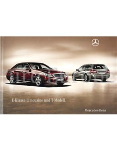 2009 MERCEDES BENZ E-CLASS SALOON AND ESTATE BROCHURE GERMAN