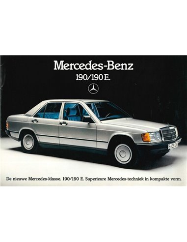 1982 MERCEDES BENZ 190 / 190E PROSPEKT NIEDERLÄNDISCH