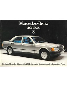 1982 MERCEDES BENZ 190 / 190E BROCHURE DUITS